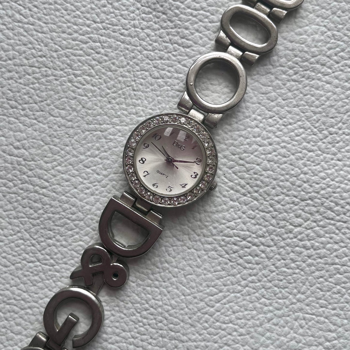 ❦ -Working- D&G Y2K Rhinestone Watch