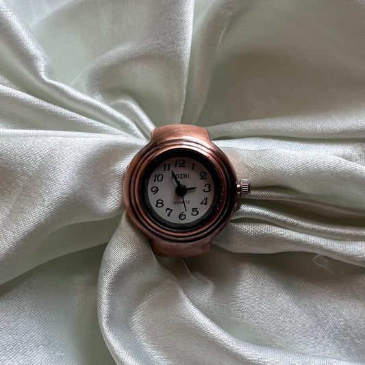 ❦ Bronze Circular Watch Ring