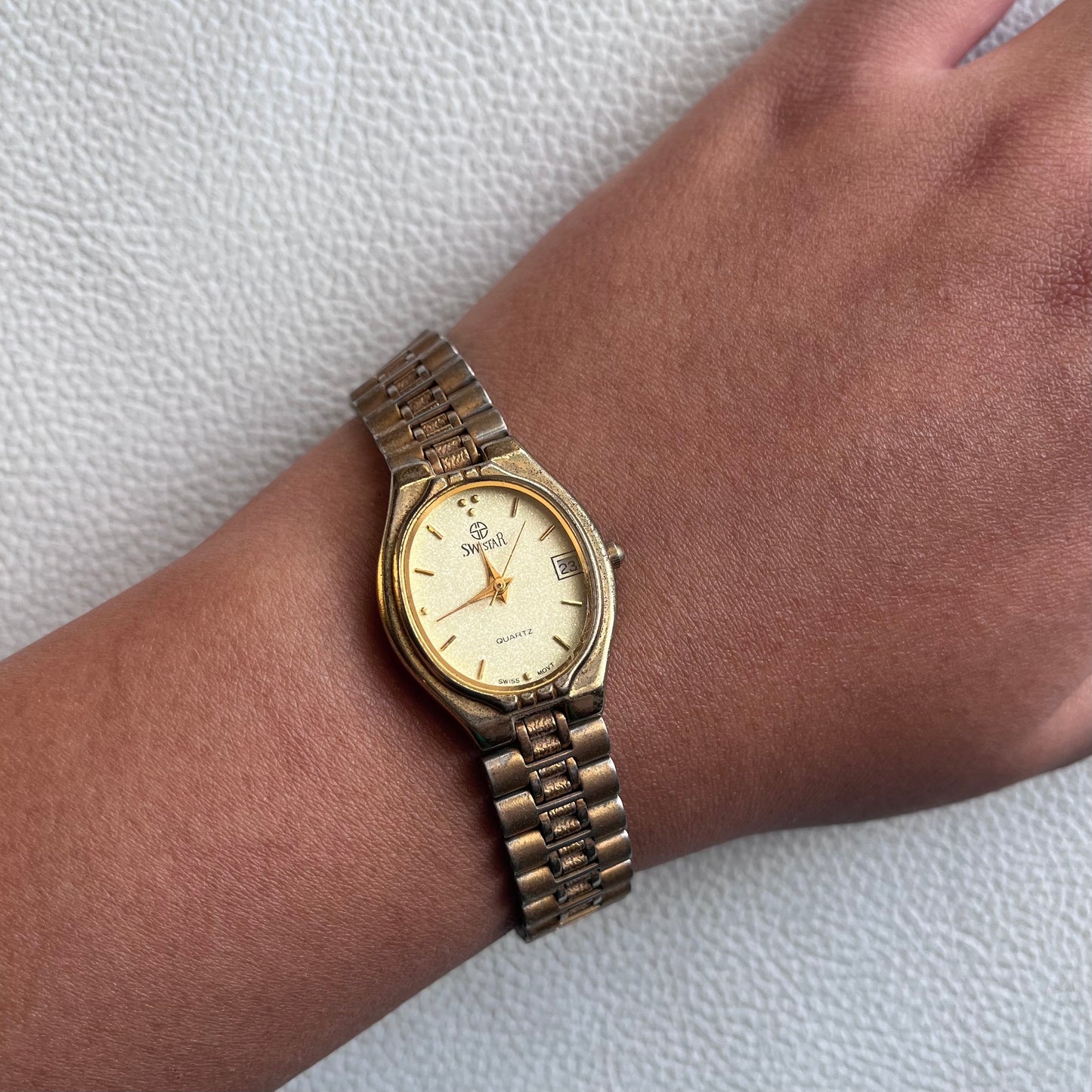 ❦ 22K Goldplated Swisstar Authentic Watch