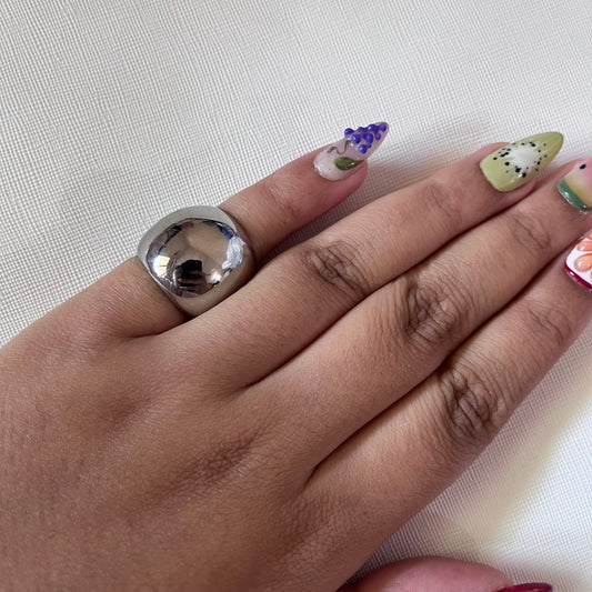 ❦ Pinky Chunky Ring - Size 9