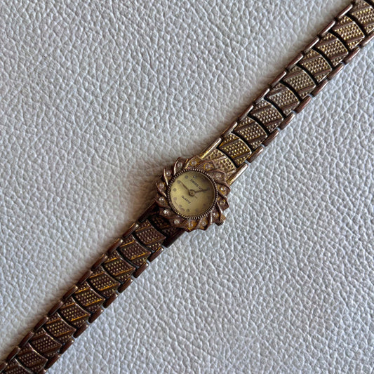 ❦ Swiss Gold Sun Watch