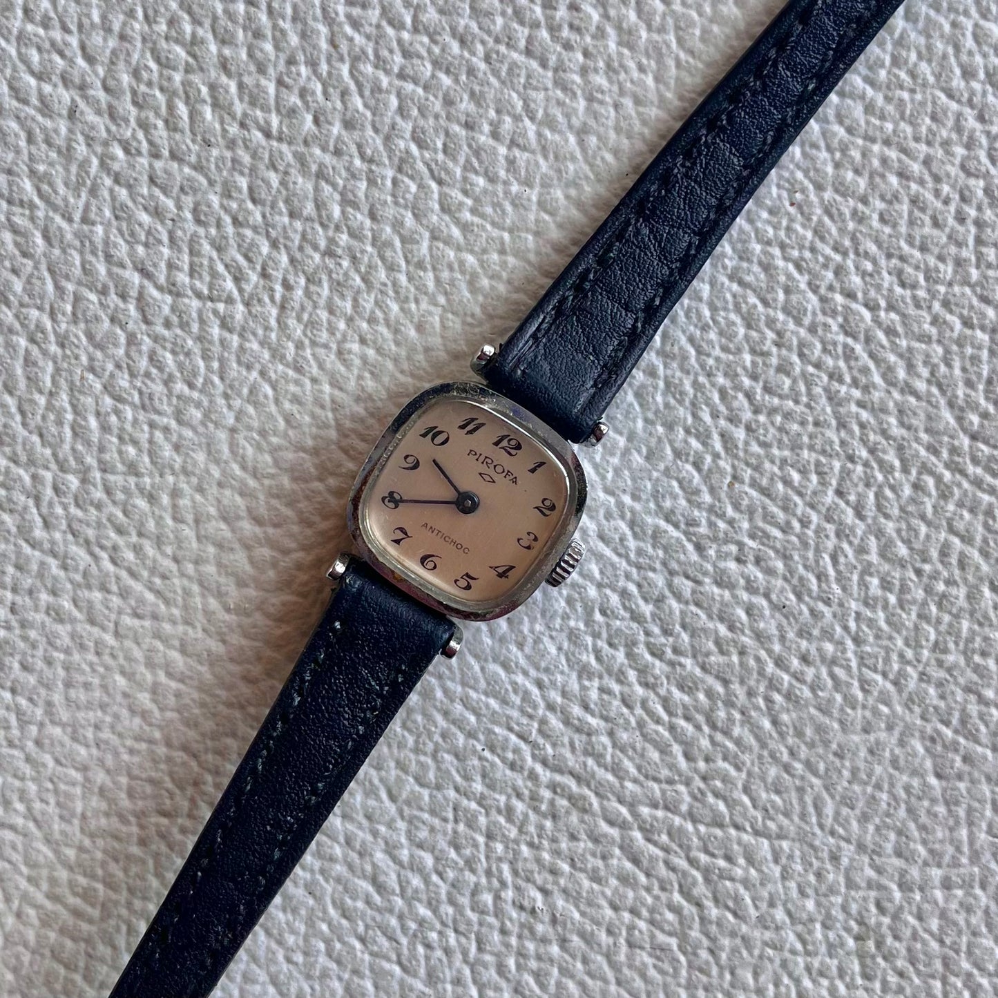 ❦ Pirofa Small Frame Leather Strap Watch