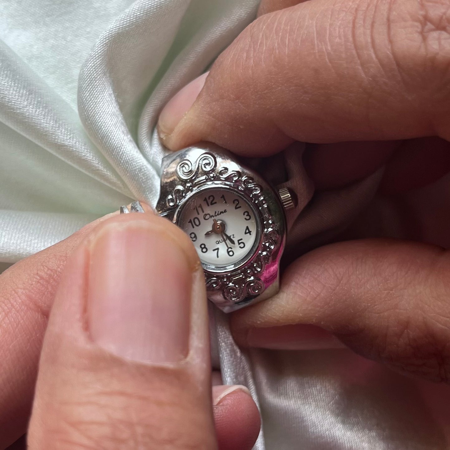 ❦ Coquette Flower Watch Ring